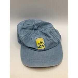 LA CROIX Men's Blue Denim Embroidered Logo Baseball Cap SZ OS